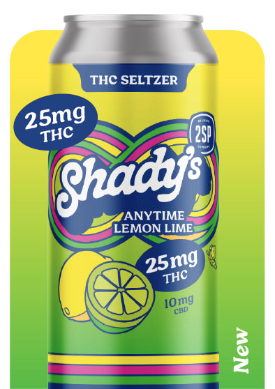 Anytime Lemon Lime - Shady's THC Seltzers