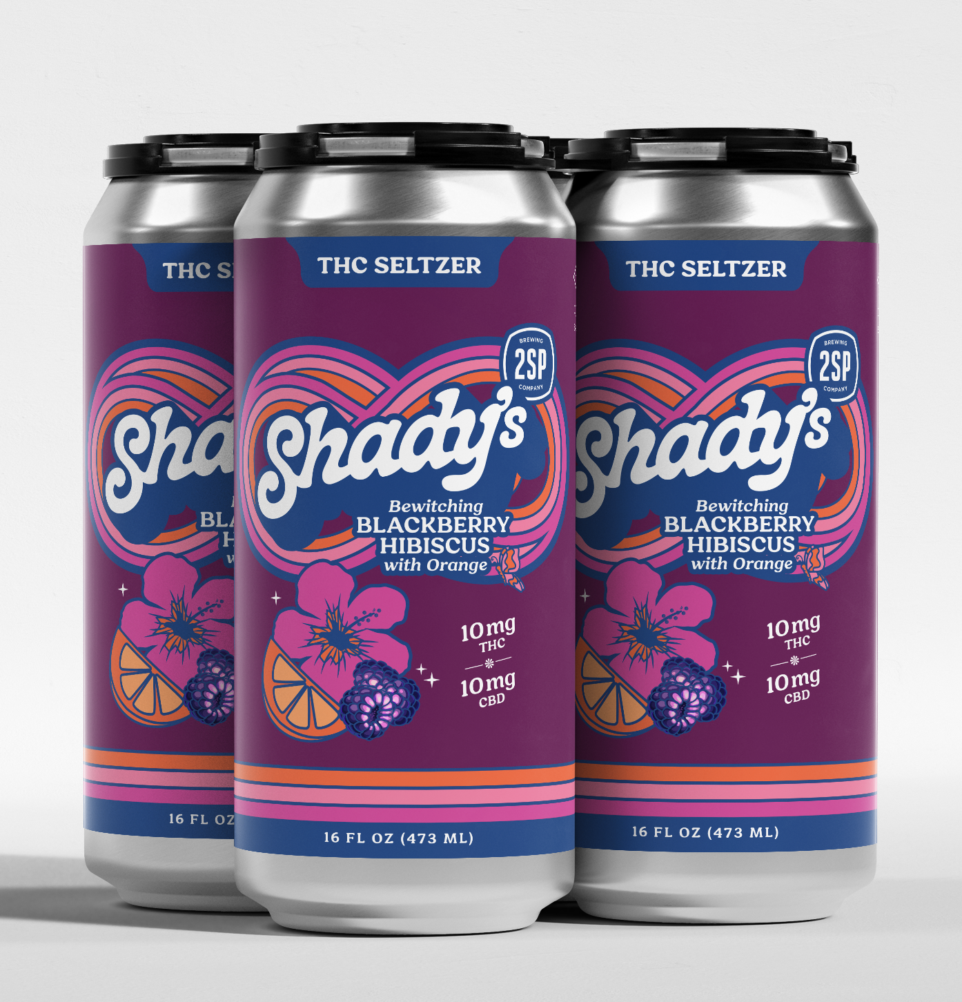 Bewitching Blackberry Hibiscus with Orange 10mg THC / 10mg CBD