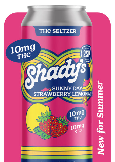 Sunny Day Strawberry Lemonade 10mg THC / 10mg CBD
