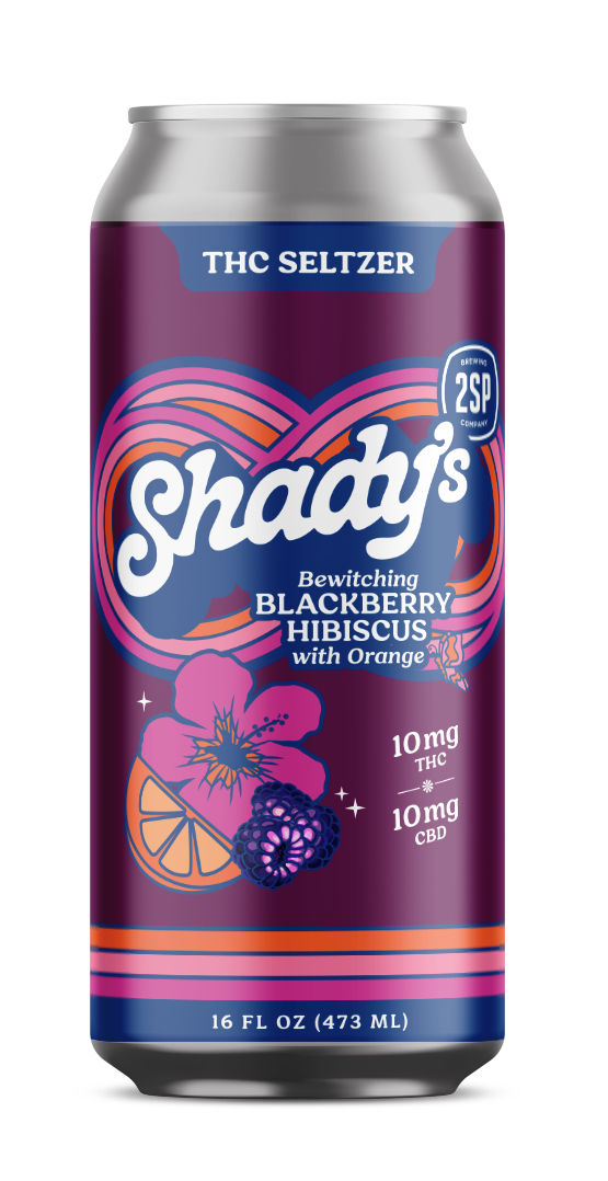 Bewitching Blackberry Hibiscus with Orange - Shady's THC Seltzer Bewitching Blackberry Hibiscus with Orange - Shady's THC Seltzer